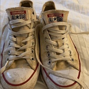 women’s white converse size 7